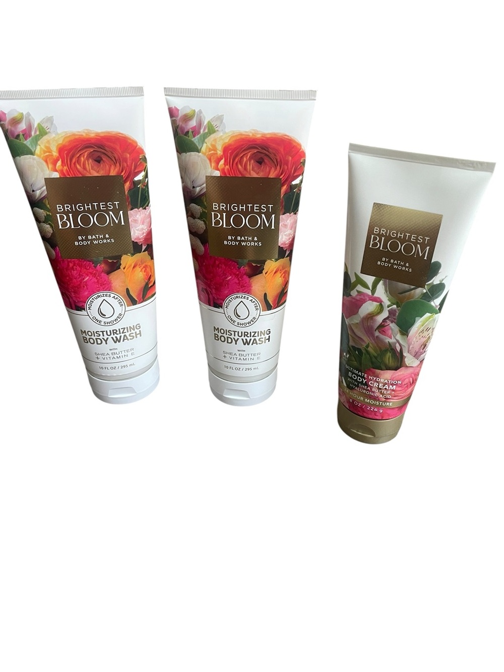 Bath and Body Works Brightest Bloom Body Wash and Body Cream NEW